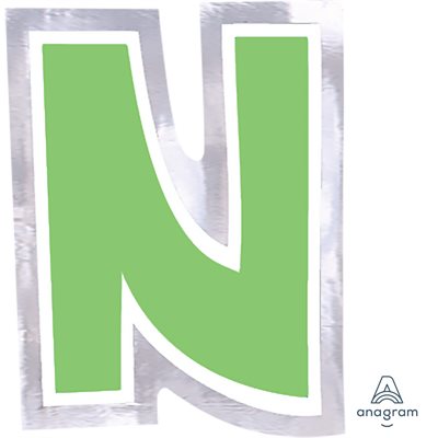 LETTRE "N" (PQT / 48) 6 COULEURS