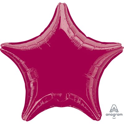 19'' BURGUNDY STAR