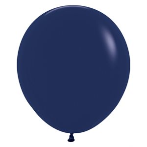 "18"" Fashion Navy Blue Round (25pcs)"