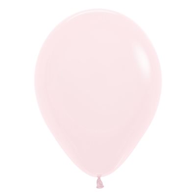 "11"" Pastel Matte Pink Round (50pcs)"