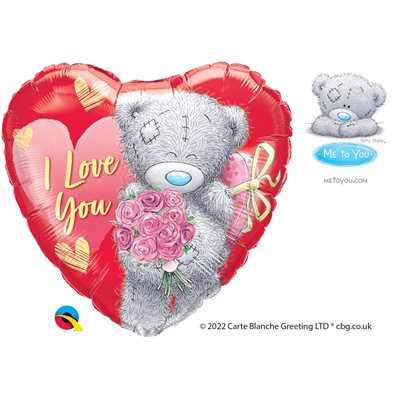 18'' M.TATTY TEDDY I LOVE YOU BOUQUET