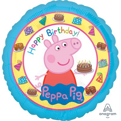 M.18'' PEPPA PIG HAPPY BIRTHDAY