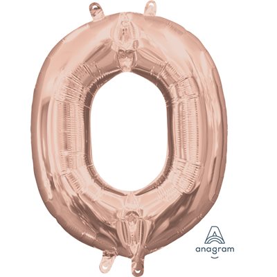 M.16'' LETTRE O ROSE GOLD