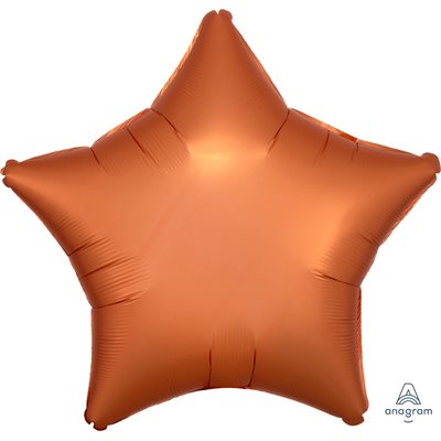 18''M.AMBER SATIN LUXE STAR