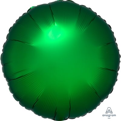 18''M.EMERALD SATIN LUXE CIRCLE