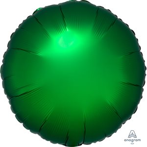 18''M.EMERALD SATIN LUXE CIRCLE