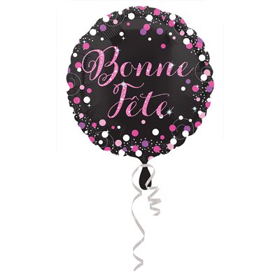 18'' M.BONNE FETE BLACK