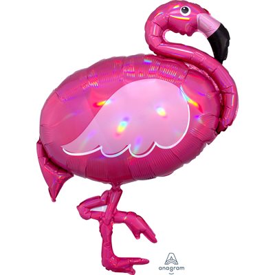 33''M.IRIDESCENT PINK FLAMINGO H / S