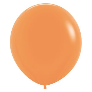 "18"" Neon Orange Round (25pcs)"