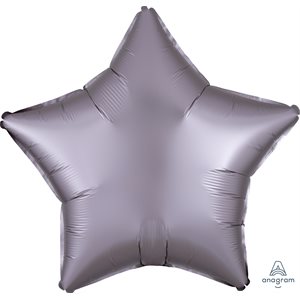 19''M. SATIN LUXE GREIGE STAR