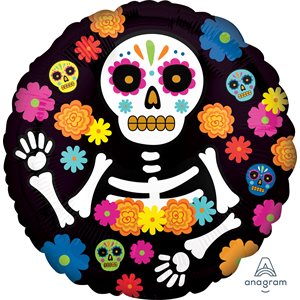 M.18'' DAY OF THE DEAD SKELETON