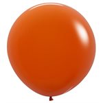 24"" Fashion Sunset Orange Round (10pcs)"