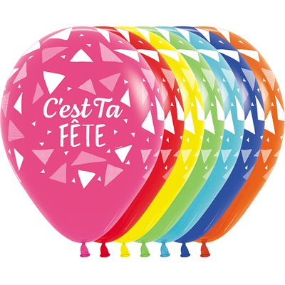 B.11" C’est Ta Fête Triangles Assortment (50pcs)