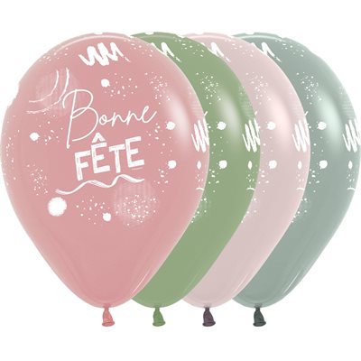 "11"" Bonne Fête Pastel Dusk Assortment (50pcs) "