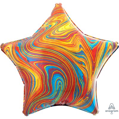 18'' M. COLORFUL STAR MARBLEZ