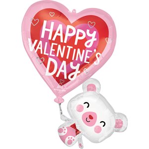 M.31'' FLOATING VALENTINE'S BEAR H / S