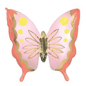 M.30'' SATIN SOULFUL BLOSSOMS BUTTERFLY H / S
