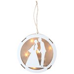 Suspension lumineuse Les Mariés Naturel Ø 14.5 x 3 cm La piè