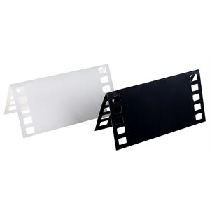 Marque-place Cinéma Blanc 7 x 3.6 cm Sachet de 10 pièces