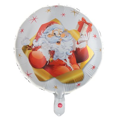 Ballon Alu Père Noël 18''