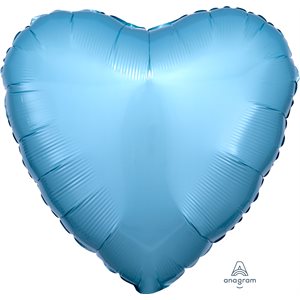 18'' M. LIGHT BLUE HEART