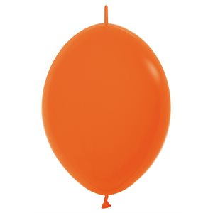 "12"" Fashion Orange Link-O-Loons (25pcs)"