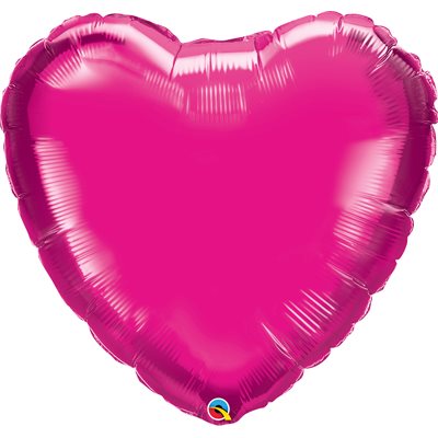 36"M. MAGENTA HEART