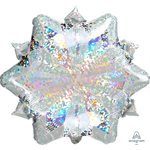 WHITE CHRISTMAS SNOWFLAKE M.18''