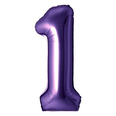 "34"" Purple Number 1 Balloon"