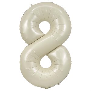 Ballon crème numéro 8 de 34 po