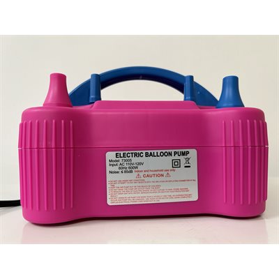 BALLOON INFLATOR PINK 2 OUTLETS