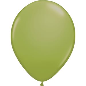 "Retro Olive Green / Vert Olive (50CT) Party Zone 12"" Latex
